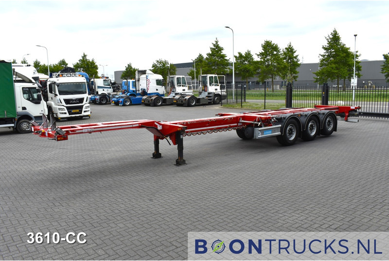 D-Tec FLEXITRAILER | 2x20-30-40-45ft HC * 2x LIFT AXLE * 2x EXTENDABLE * DISC BRAKES - Konteynır taşıyıcı/ Yedek karoser dorse: fotoğraf 5 D-Tec FLEXITRAILER | 2x20-30-40-45ft HC * 2x LIFT AXLE * 2x EXTENDABLE * DISC BRAKES - Konteynır taşıyıcı/ Yedek karoser dorse: fotoğraf 5