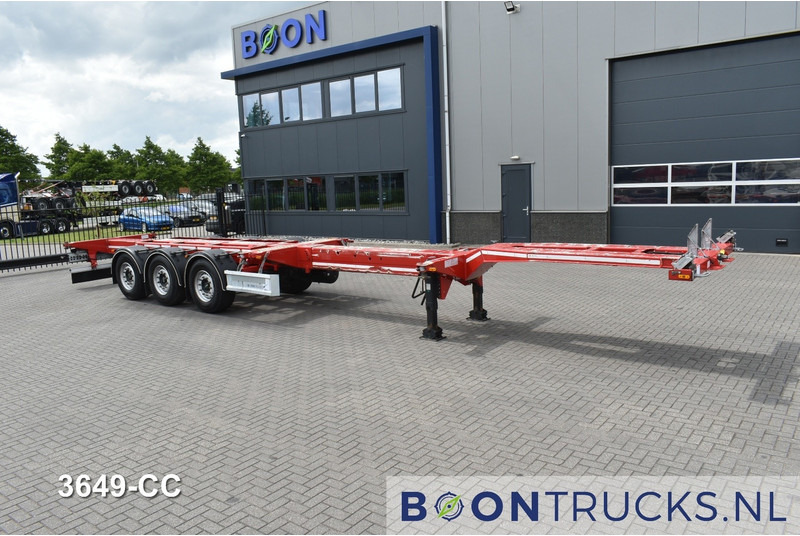 D-Tec FLEXITRAILER | 2x20-30-40-45ft HC * 2x LIFT AXLE * 2x EXTENDABLE * DISC BRAKES - Konteynır taşıyıcı/ Yedek karoser dorse: fotoğraf 4 D-Tec FLEXITRAILER | 2x20-30-40-45ft HC * 2x LIFT AXLE * 2x EXTENDABLE * DISC BRAKES - Konteynır taşıyıcı/ Yedek karoser dorse: fotoğraf 4