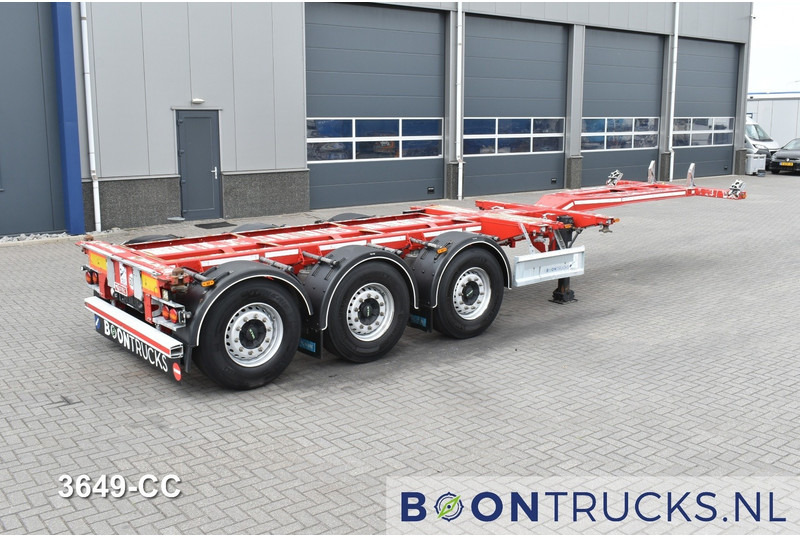 D-Tec FLEXITRAILER | 2x20-30-40-45ft HC * 2x LIFT AXLE * 2x EXTENDABLE * DISC BRAKES - Konteynır taşıyıcı/ Yedek karoser dorse: fotoğraf 1 D-Tec FLEXITRAILER | 2x20-30-40-45ft HC * 2x LIFT AXLE * 2x EXTENDABLE * DISC BRAKES - Konteynır taşıyıcı/ Yedek karoser dorse: fotoğraf 1