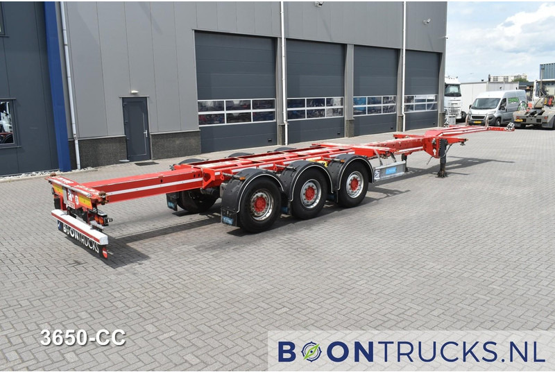 D-Tec FLEXITRAILER | 2x20-30-40-45ft HC * 2x LIFT AXLE * 2x EXTENDABLE * MOT 11-2025 - Konteynır taşıyıcı/ Yedek karoser dorse: fotoğraf 2 D-Tec FLEXITRAILER | 2x20-30-40-45ft HC * 2x LIFT AXLE * 2x EXTENDABLE * MOT 11-2025 - Konteynır taşıyıcı/ Yedek karoser dorse: fotoğraf 2