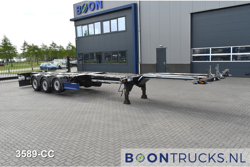 D-Tec FLEXITRAILER | 2x20-30-40-45ft HC * STEERING AXLE * BPW / DISC * 2x EXTENDABLE * APK 08-2025 - Konteynır taşıyıcı/ Yedek karoser dorse: fotoğraf 4 D-Tec FLEXITRAILER | 2x20-30-40-45ft HC * STEERING AXLE * BPW / DISC * 2x EXTENDABLE * APK 08-2025 - Konteynır taşıyıcı/ Yedek karoser dorse: fotoğraf 4
