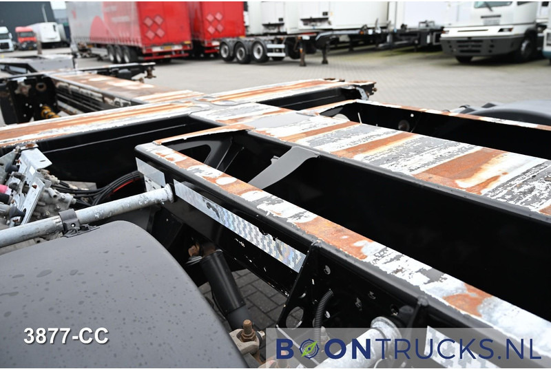 Konteynır taşıyıcı/ Yedek karoser dorse D-Tec FLEXITRAILER LS | 2x20-30-40-45ft HC * 2x LIFT AXLE * BPW / DISC * 2x EXTENDABLE: fotoğraf 18