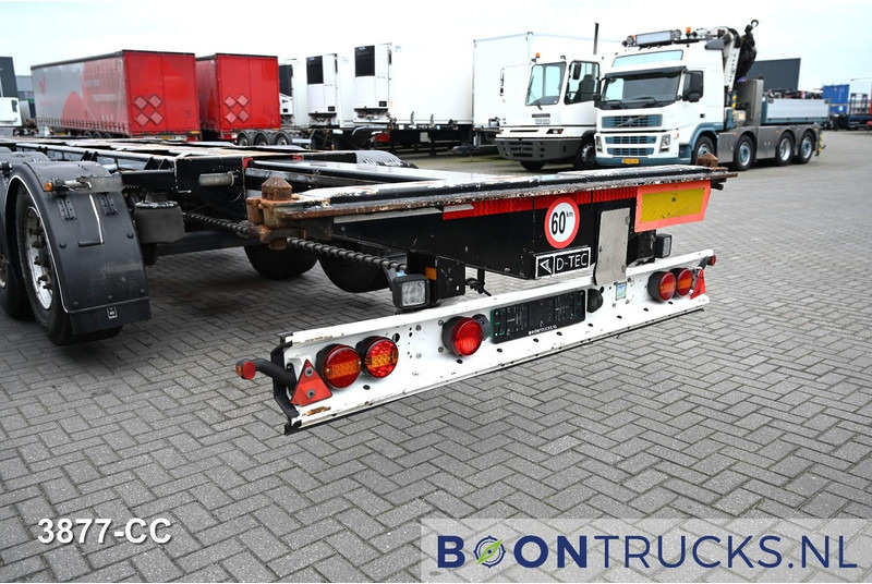 Konteynır taşıyıcı/ Yedek karoser dorse D-Tec FLEXITRAILER LS | 2x20-30-40-45ft HC * 2x LIFT AXLE * BPW / DISC * 2x EXTENDABLE: fotoğraf 13