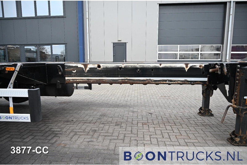 Konteynır taşıyıcı/ Yedek karoser dorse D-Tec FLEXITRAILER LS | 2x20-30-40-45ft HC * 2x LIFT AXLE * BPW / DISC * 2x EXTENDABLE: fotoğraf 9