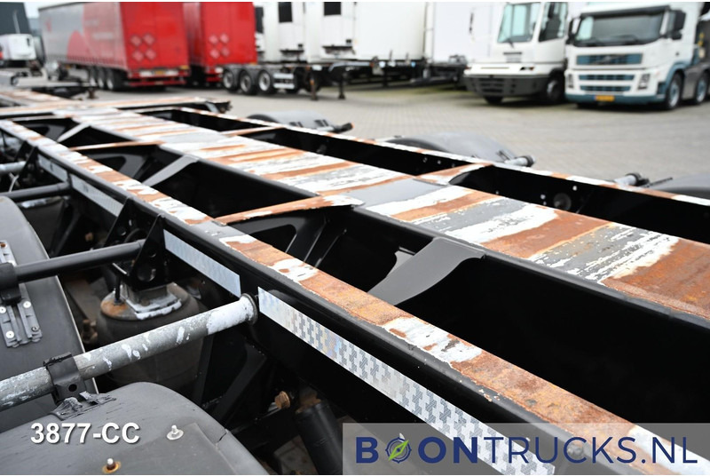 Konteynır taşıyıcı/ Yedek karoser dorse D-Tec FLEXITRAILER LS | 2x20-30-40-45ft HC * 2x LIFT AXLE * BPW / DISC * 2x EXTENDABLE: fotoğraf 19