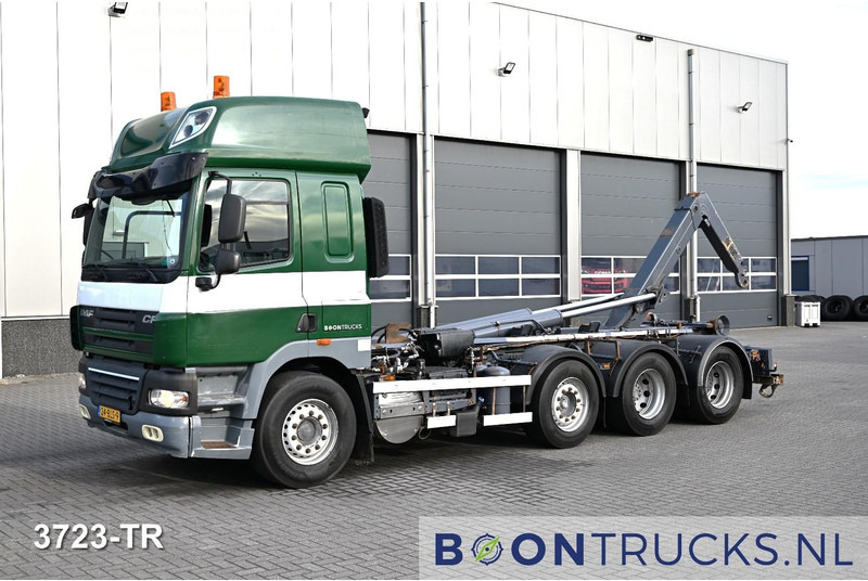 DAF CF85.510 8x2 | EURO5 * HAAKARM * 2x STUURAS * 2x LIFTAS * NL TRUCK * APK 01-2026 - Kancalı yükleyici kamyon: fotoğraf 1 DAF CF85.510 8x2 | EURO5 * HAAKARM * 2x STUURAS * 2x LIFTAS * NL TRUCK * APK 01-2026 - Kancalı yükleyici kamyon: fotoğraf 1