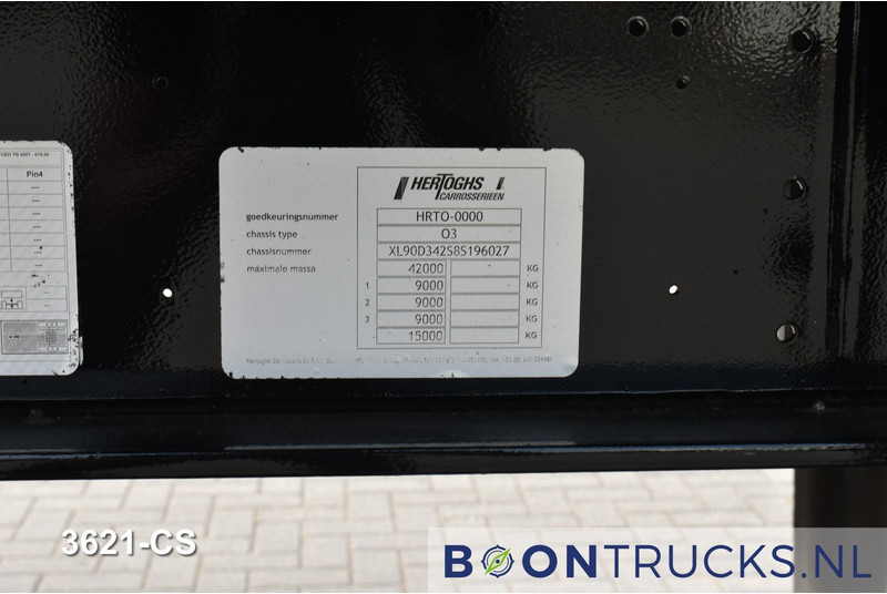 Tenteli dorse Hertoghs O3 | HARDWOOD FLOOR * BPW / DISC * SLIDING ROOF * NL TRAILER: fotoğraf 19