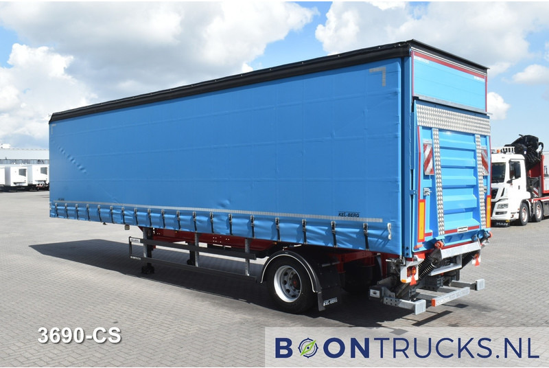KEL-BERG D400V CITY 11M | TRIDEC STUURAS * 2.5 T LAADKLEP * HH VLOER * NIEUWSTAAT - Tenteli dorse: fotoğraf 3 KEL-BERG D400V CITY 11M | TRIDEC STUURAS * 2.5 T LAADKLEP * HH VLOER * NIEUWSTAAT - Tenteli dorse: fotoğraf 3