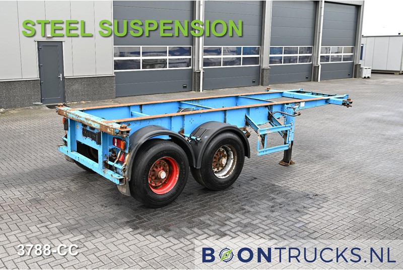KOHLER CS 20/2 CHASSIS | 20ft * STEEL SUSPENSION * BPW - Konteynır taşıyıcı/ Yedek karoser dorse: fotoğraf 1 KOHLER CS 20/2 CHASSIS | 20ft * STEEL SUSPENSION * BPW - Konteynır taşıyıcı/ Yedek karoser dorse: fotoğraf 1