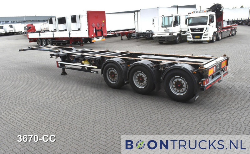 Kögel PORT 40 SIMPLEX 20 | 2x20-30-40ft HC * LIFT AXLE * SAF / DISC * EXTENDABLE REAR * MOT 02-2026 - Konteynır taşıyıcı/ Yedek karoser dorse: fotoğraf 3 Kögel PORT 40 SIMPLEX 20 | 2x20-30-40ft HC * LIFT AXLE * SAF / DISC * EXTENDABLE REAR * MOT 02-2026 - Konteynır taşıyıcı/ Yedek karoser dorse: fotoğraf 3
