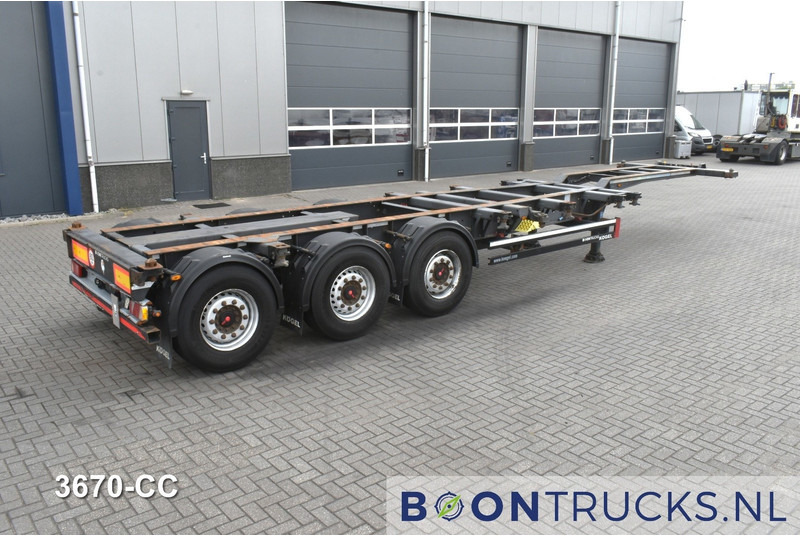Kögel PORT 40 SIMPLEX 20 | 2x20-30-40ft HC * LIFT AXLE * SAF / DISC * EXTENDABLE REAR * MOT 02-2026 - Konteynır taşıyıcı/ Yedek karoser dorse: fotoğraf 1 Kögel PORT 40 SIMPLEX 20 | 2x20-30-40ft HC * LIFT AXLE * SAF / DISC * EXTENDABLE REAR * MOT 02-2026 - Konteynır taşıyıcı/ Yedek karoser dorse: fotoğraf 1