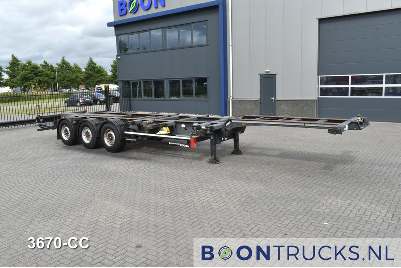 Kögel PORT 40 SIMPLEX 20 | 2x20-30-40ft HC * LIFT AXLE * SAF / DISC * EXTENDABLE REAR * MOT 02-2026 - Konteynır taşıyıcı/ Yedek karoser dorse: fotoğraf 4 Kögel PORT 40 SIMPLEX 20 | 2x20-30-40ft HC * LIFT AXLE * SAF / DISC * EXTENDABLE REAR * MOT 02-2026 - Konteynır taşıyıcı/ Yedek karoser dorse: fotoğraf 4