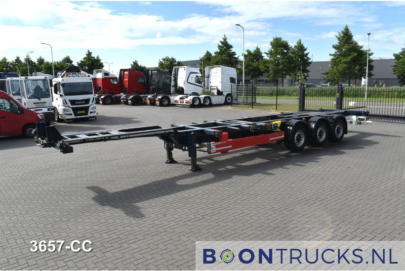 Krone SD BOX LINER | 2x20-40-45ft HC * LIFT AXLE * BPW/DISC * EXTENDABLE REAR * 10x AVAILABLE - Konteynır taşıyıcı/ Yedek karoser dorse: fotoğraf 4 Krone SD BOX LINER | 2x20-40-45ft HC * LIFT AXLE * BPW/DISC * EXTENDABLE REAR * 10x AVAILABLE - Konteynır taşıyıcı/ Yedek karoser dorse: fotoğraf 4