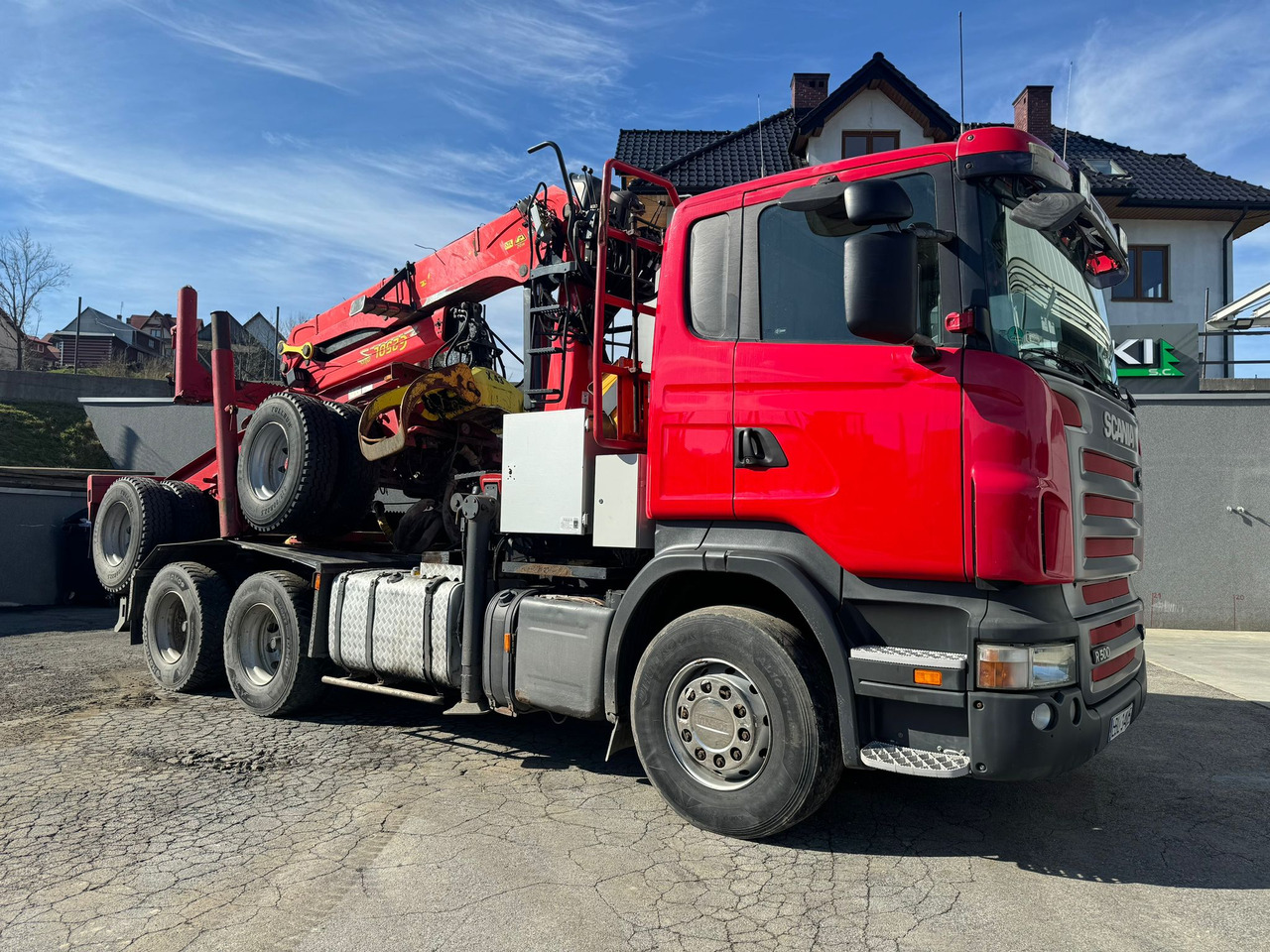 SCANIA R500 - Tomruk kamyonu, Vinçli kamyon: fotoğraf 3 SCANIA R500 - Tomruk kamyonu, Vinçli kamyon: fotoğraf 3