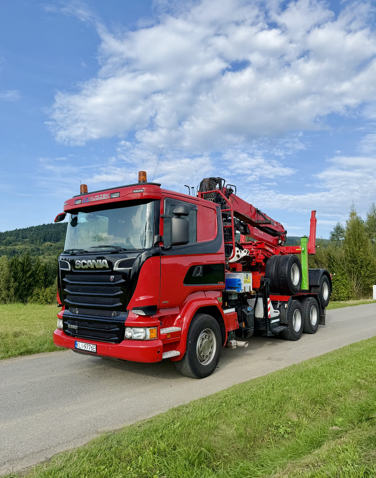 SCANIA R580 - Tomruk kamyonu, Vinçli kamyon: fotoğraf 1 SCANIA R580 - Tomruk kamyonu, Vinçli kamyon: fotoğraf 1