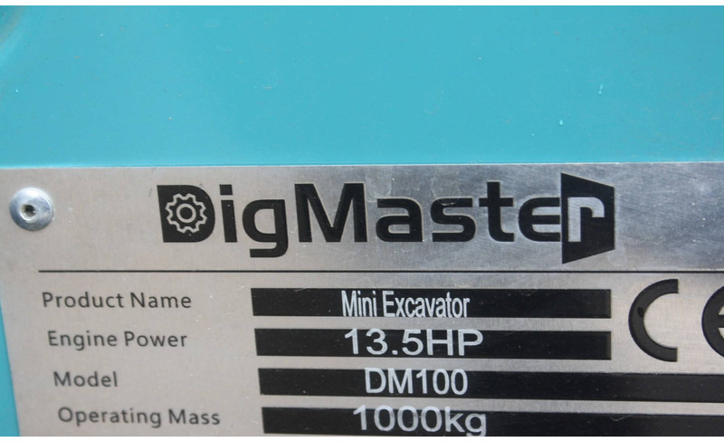 DigMaster DM100 - Mini ekskavatör: fotoğraf 5 DigMaster DM100 - Mini ekskavatör: fotoğraf 5
