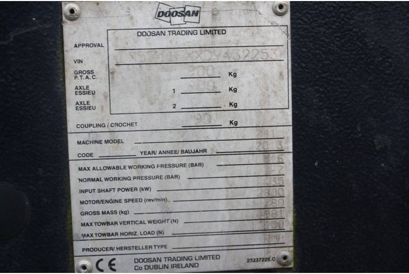 Doosan 7/41+ - Akümülatör: fotoğraf 5 Doosan 7/41+ - Akümülatör: fotoğraf 5