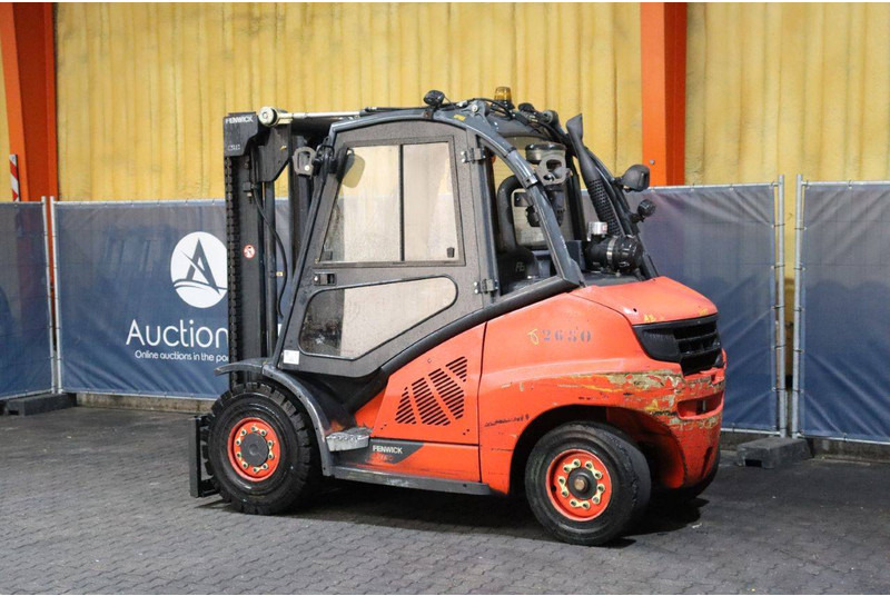 Fenwick-Linde H50D-01 - Dizel forklift: fotoğraf 3 Fenwick-Linde H50D-01 - Dizel forklift: fotoğraf 3
