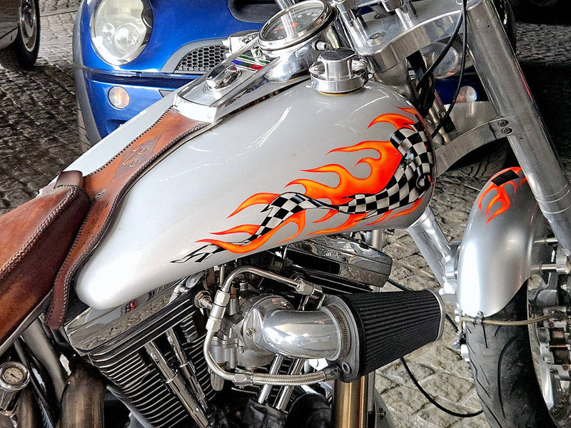 Harley-Davidson Chopper Custom - Motosiklet: fotoğraf 5 Harley-Davidson Chopper Custom - Motosiklet: fotoğraf 5