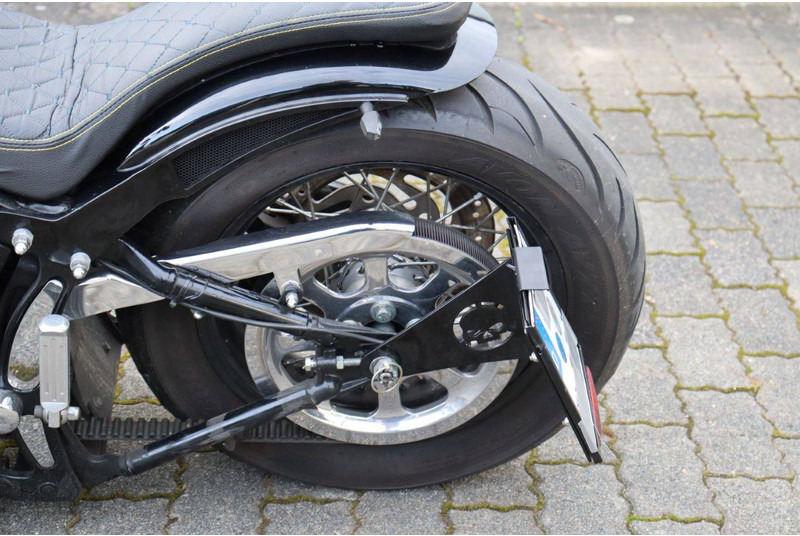 Motosiklet Harley-Davidson Soft Tail FXSTB: fotoğraf 14