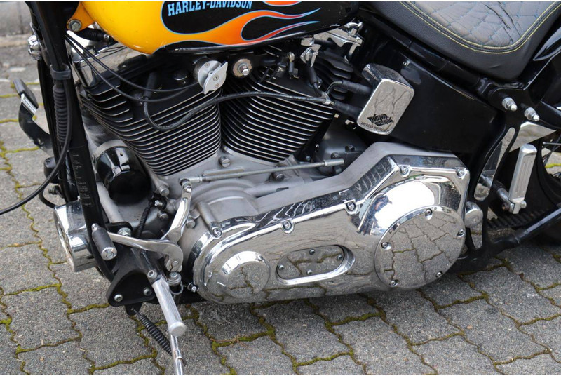 Motosiklet Harley-Davidson Soft Tail FXSTB: fotoğraf 17