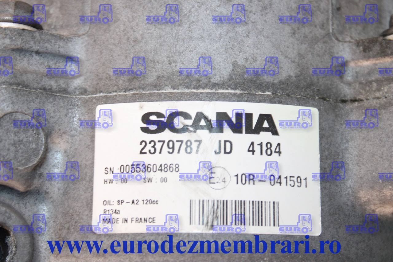 COMPRESOR CLIMA STATIONARE SCANIA 2379787 - Klima kompresörü - Kamyon: fotoğraf 2 COMPRESOR CLIMA STATIONARE SCANIA 2379787 - Klima kompresörü - Kamyon: fotoğraf 2