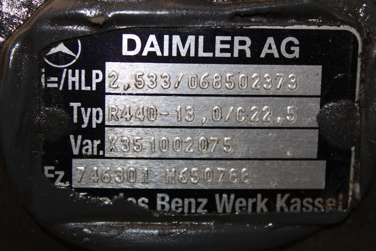 DIFERENTIAL MERCEDES ACTROS R=2,533 R440-13 X351002075, 068502373 - Diferansiyel - Kamyon: fotoğraf 3 DIFERENTIAL MERCEDES ACTROS R=2,533 R440-13 X351002075, 068502373 - Diferansiyel - Kamyon: fotoğraf 3