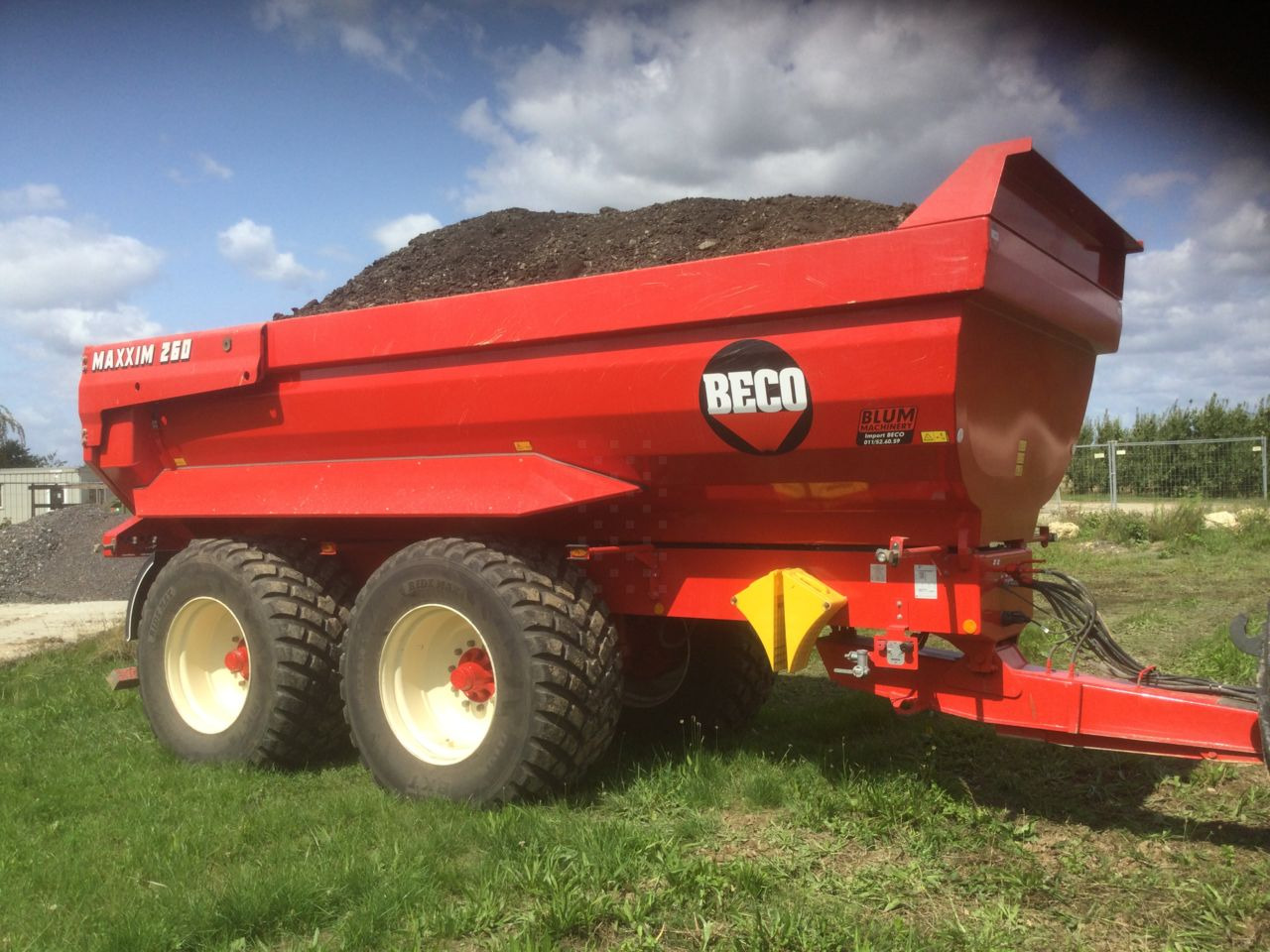 Beco Maxxim 260 - Damperli römork: fotoğraf 2 Beco Maxxim 260 - Damperli römork: fotoğraf 2