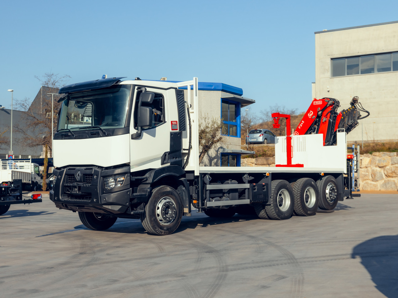 RENAULT C460 E6 (Platform) - Sal/ Açık kasa kamyon, Vinçli kamyon: fotoğraf 1 RENAULT C460 E6 (Platform) - Sal/ Açık kasa kamyon, Vinçli kamyon: fotoğraf 1