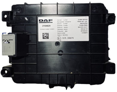 DAF XF 106 - Yönetim bloku: fotoğraf 1 DAF XF 106 - Yönetim bloku: fotoğraf 1