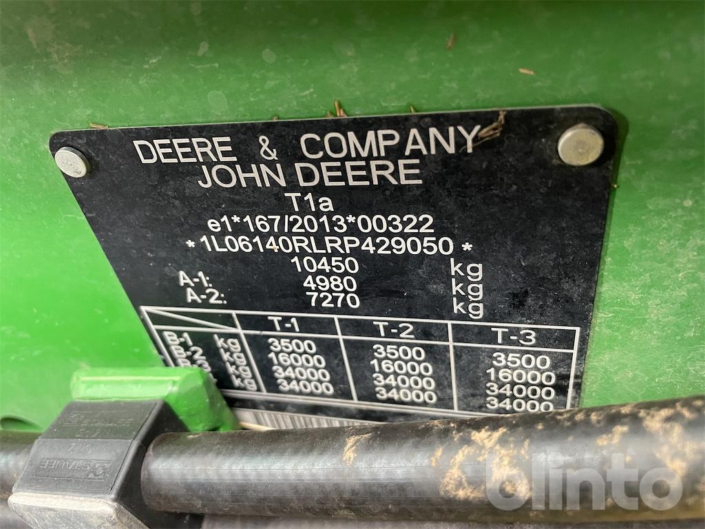 John Deere 6R 140 (2024) - Traktör: fotoğraf 5 John Deere 6R 140 (2024) - Traktör: fotoğraf 5