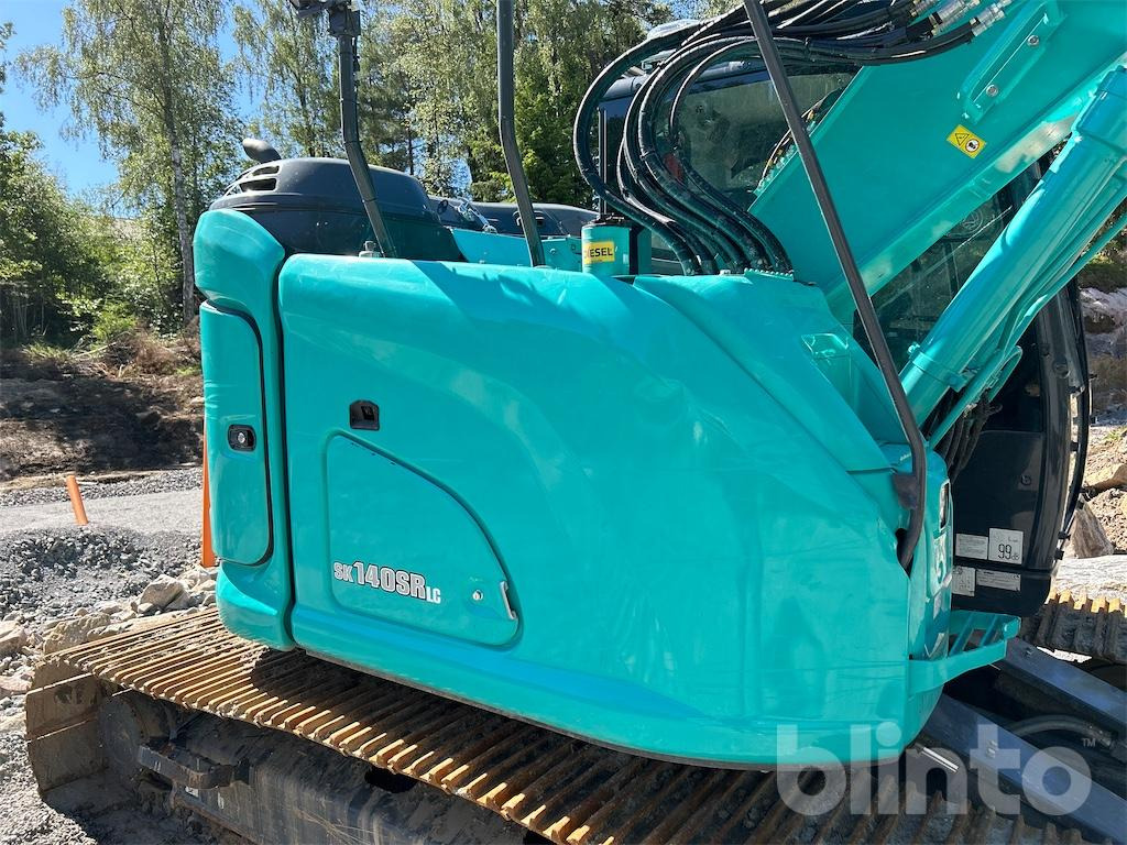 Paletli ekskavatör Kobelco SK140SRLC med 2D grävsystem och tillbehör: fotoğraf 35