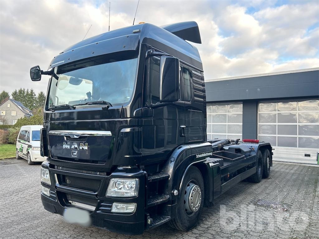 MAN TGS 26.480 Abrollkipper (2011) - Kancalı yükleyici kamyon: fotoğraf 1 MAN TGS 26.480 Abrollkipper (2011) - Kancalı yükleyici kamyon: fotoğraf 1