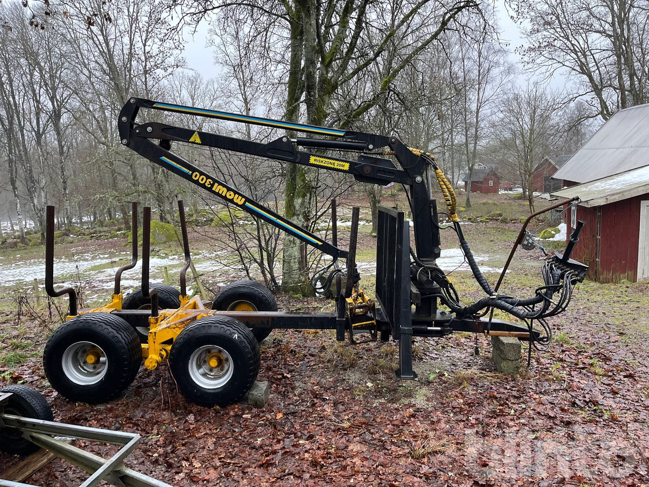 Moheda 9 ton - Orman römorku: fotoğraf 4 Moheda 9 ton - Orman römorku: fotoğraf 4