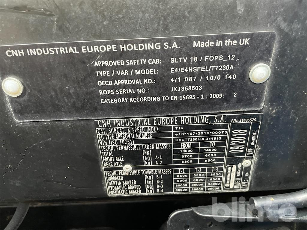 New Holland T7 230 (2018) - Traktör: fotoğraf 5 New Holland T7 230 (2018) - Traktör: fotoğraf 5