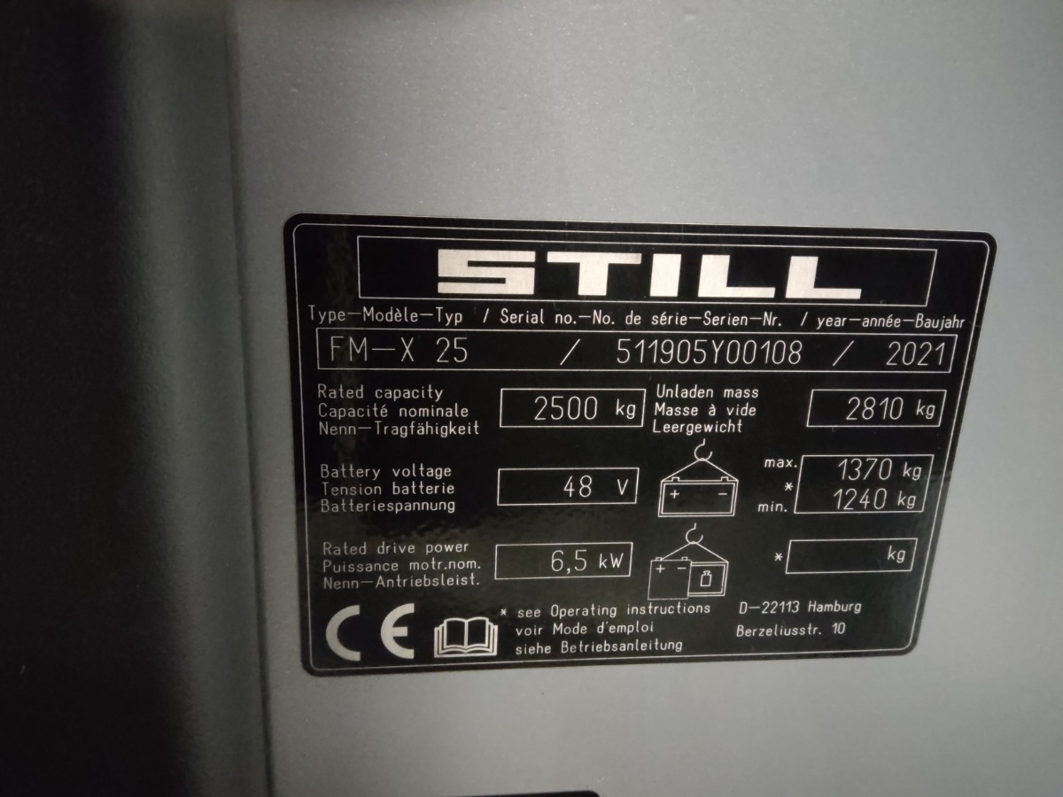 Still FM-X25 - Reach truck: fotoğraf 5 Still FM-X25 - Reach truck: fotoğraf 5