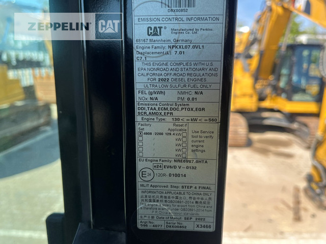 Paletli ekskavatör Cat 323-07D: fotoğraf 26