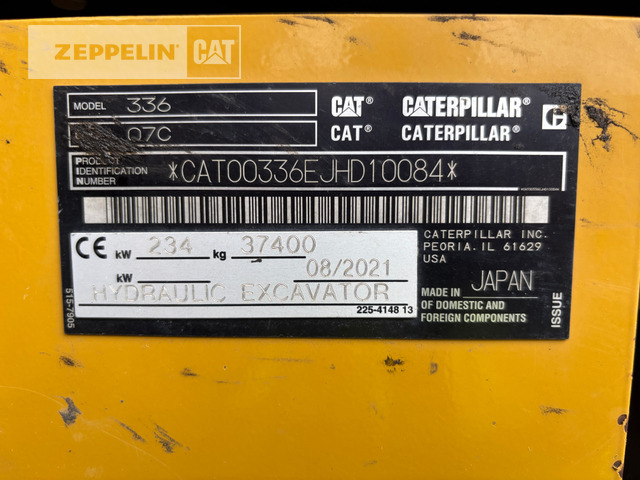 Cat 336-07C - Paletli ekskavatör: fotoğraf 2 Cat 336-07C - Paletli ekskavatör: fotoğraf 2
