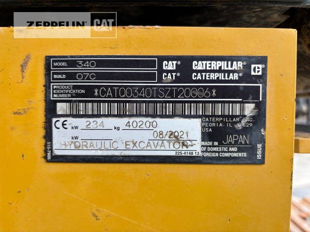 Cat 340-07A - Paletli ekskavatör: fotoğraf 2 Cat 340-07A - Paletli ekskavatör: fotoğraf 2
