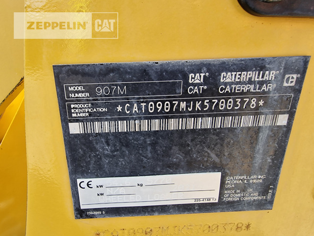 Cat 907M - Tekerlekli yükleyici: fotoğraf 2 Cat 907M - Tekerlekli yükleyici: fotoğraf 2