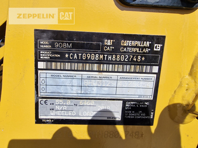 Cat 908M - Tekerlekli yükleyici: fotoğraf 2 Cat 908M - Tekerlekli yükleyici: fotoğraf 2