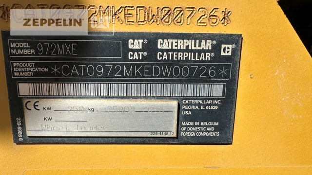 Cat 972MXE - Tekerlekli yükleyici: fotoğraf 5 Cat 972MXE - Tekerlekli yükleyici: fotoğraf 5