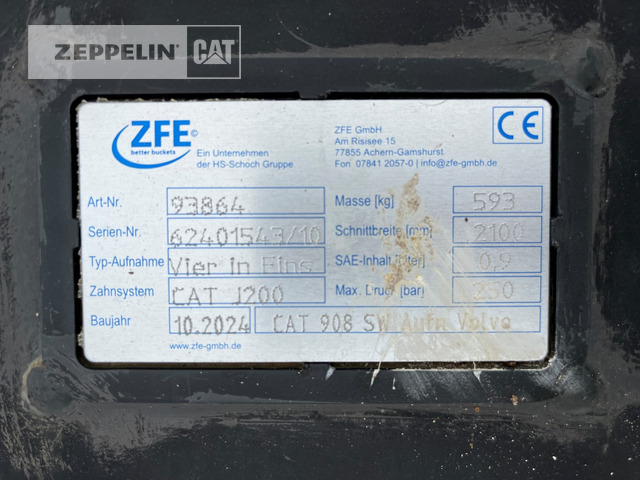 Komponenten ZFE 4in1 Schaufel - Yükleyici kovası - İş makinaları: fotoğraf 3 Komponenten ZFE 4in1 Schaufel - Yükleyici kovası - İş makinaları: fotoğraf 3