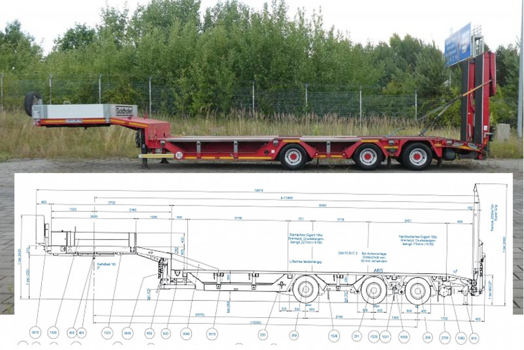 GOLDHOFER GOLDHOFER Satteltieflader Tiefladerauflieger STN-L 3 (245) RM - Alçak çerçeveli platform dorse: fotoğraf 4 GOLDHOFER GOLDHOFER Satteltieflader Tiefladerauflieger STN-L 3 (245) RM - Alçak çerçeveli platform dorse: fotoğraf 4