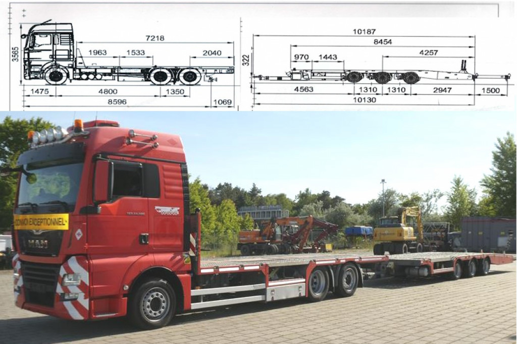 MAN TG-X 24.500 6x2-4 LL-U Pritsche Maschinentransporter - Sal/ Açık kasa kamyon: fotoğraf 1 MAN TG-X 24.500 6x2-4 LL-U Pritsche Maschinentransporter - Sal/ Açık kasa kamyon: fotoğraf 1