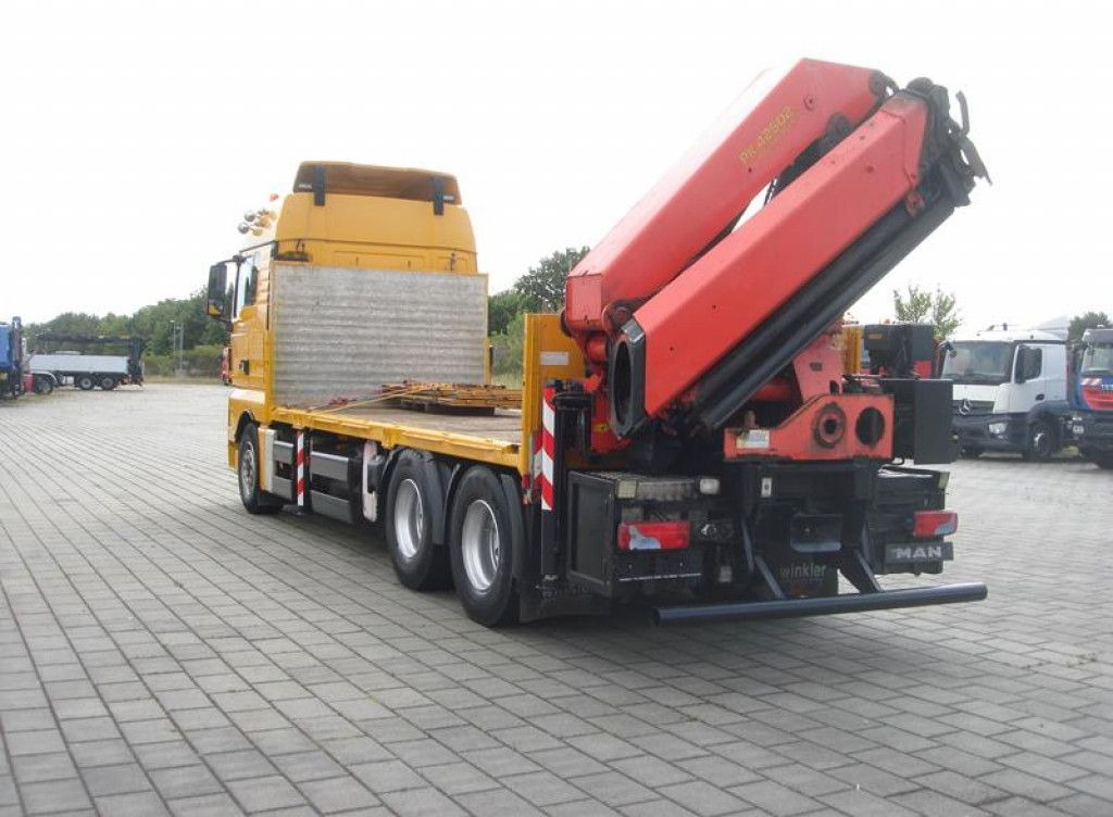 MAN TG-X 26.440 6x4 BL Pritsche Heckkran Palf. PK 42 - Sal/ Açık kasa kamyon, Vinçli kamyon: fotoğraf 3 MAN TG-X 26.440 6x4 BL Pritsche Heckkran Palf. PK 42 - Sal/ Açık kasa kamyon, Vinçli kamyon: fotoğraf 3