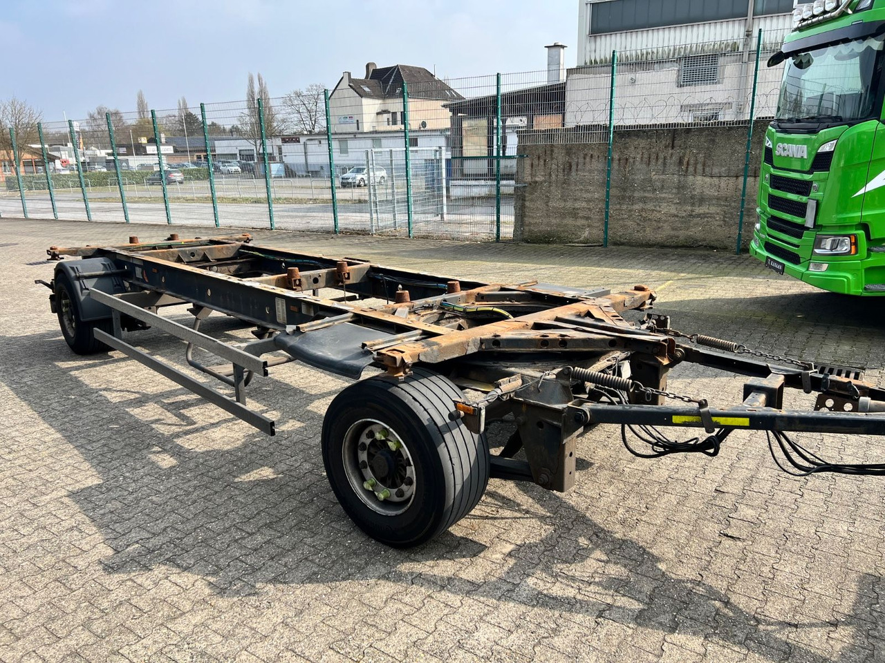 Krone AZ Lafette BDF-DB07L 445/45/19,5 TÜV Jan/26 - Konteynır taşıyıcı/ Yedek karoser römork: fotoğraf 3 Krone AZ Lafette BDF-DB07L 445/45/19,5 TÜV Jan/26 - Konteynır taşıyıcı/ Yedek karoser römork: fotoğraf 3