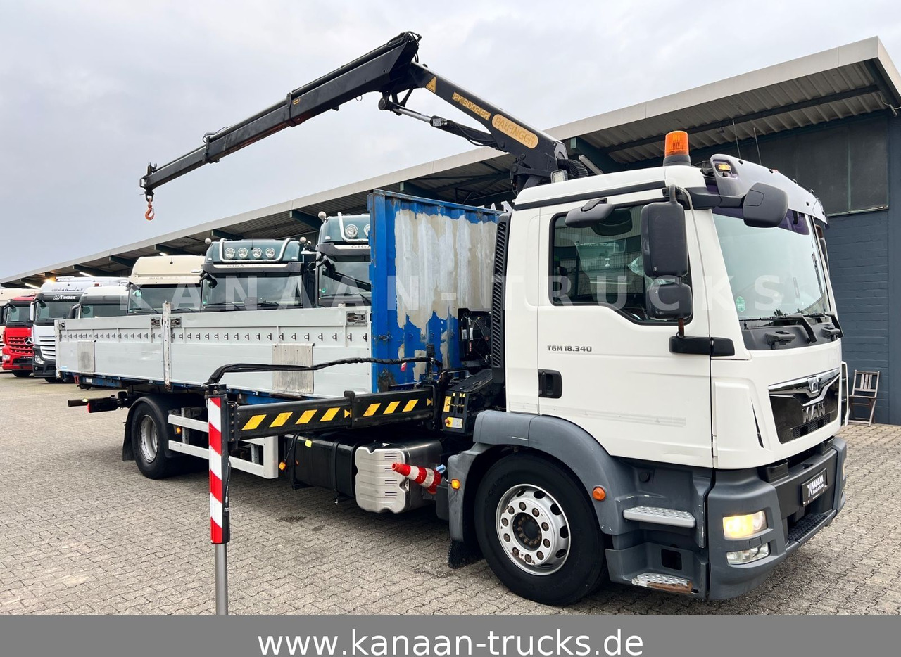 MAN TGM 18.340 LL BDF PK9002 Pritsche EURO6 - Vinçli kamyon: fotoğraf 1 MAN TGM 18.340 LL BDF PK9002 Pritsche EURO6 - Vinçli kamyon: fotoğraf 1