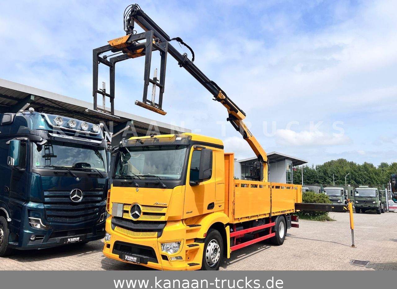Mercedes-Benz 1845 Antos 4x2 Baustoffkran Palfinger 21001L - Vinçli kamyon: fotoğraf 3 Mercedes-Benz 1845 Antos 4x2 Baustoffkran Palfinger 21001L - Vinçli kamyon: fotoğraf 3