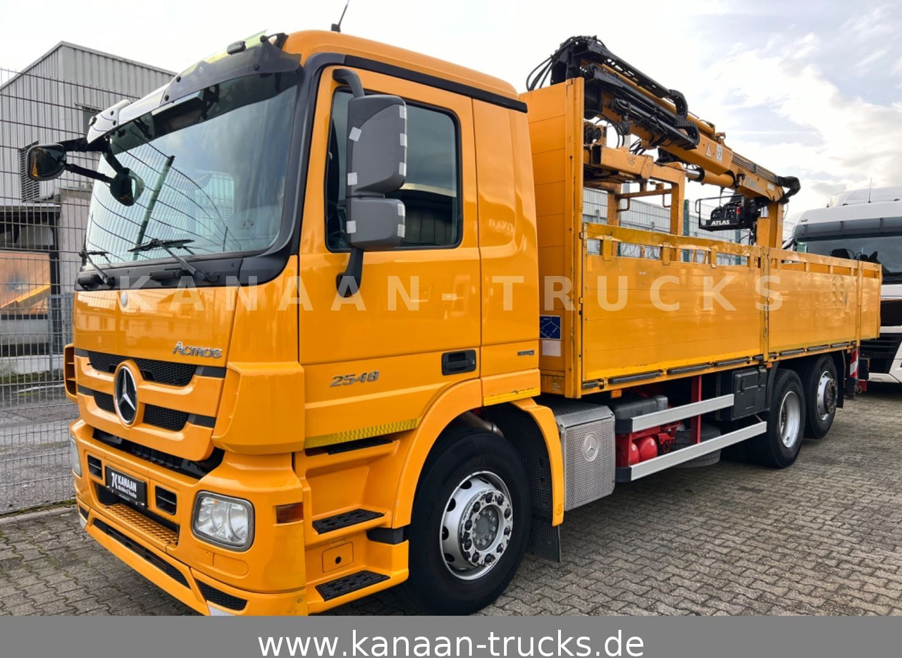 Mercedes-Benz Actros L 2548 6x2 Retarder ATLAS AK165.2VB - Vinçli kamyon: fotoğraf 1 Mercedes-Benz Actros L 2548 6x2 Retarder ATLAS AK165.2VB - Vinçli kamyon: fotoğraf 1
